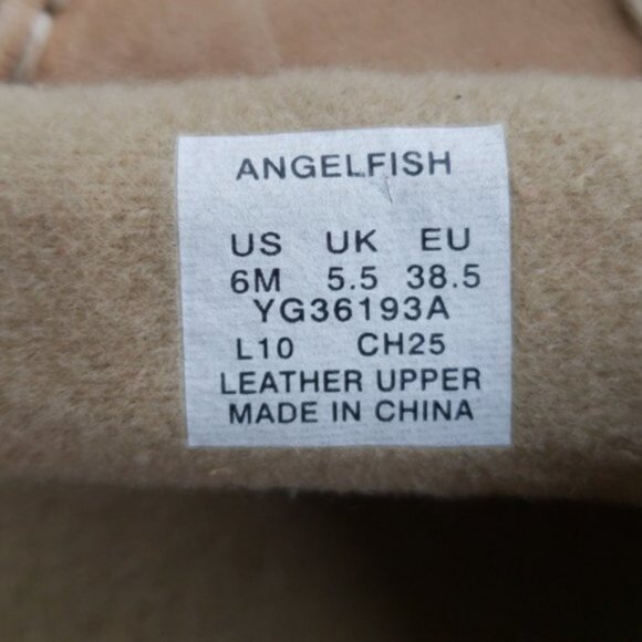 Sperry Angelfish Tan Classic Boat Shoes. - Picture 4 of 7